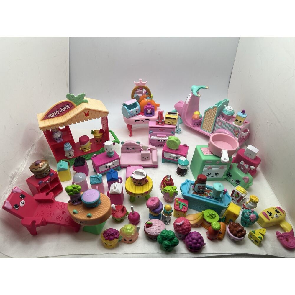 Shopkins Huge Lot Collection - A little of everything 140 Pieces